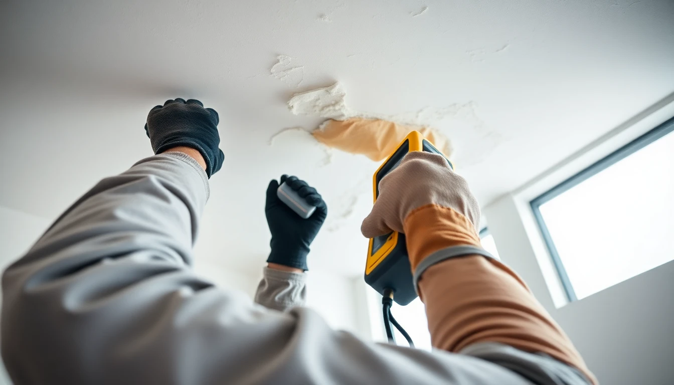 Ceiling Water Damage Repair